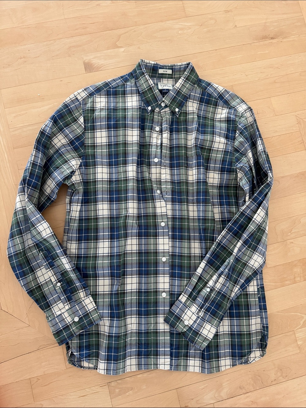 J Crew plaid shirt